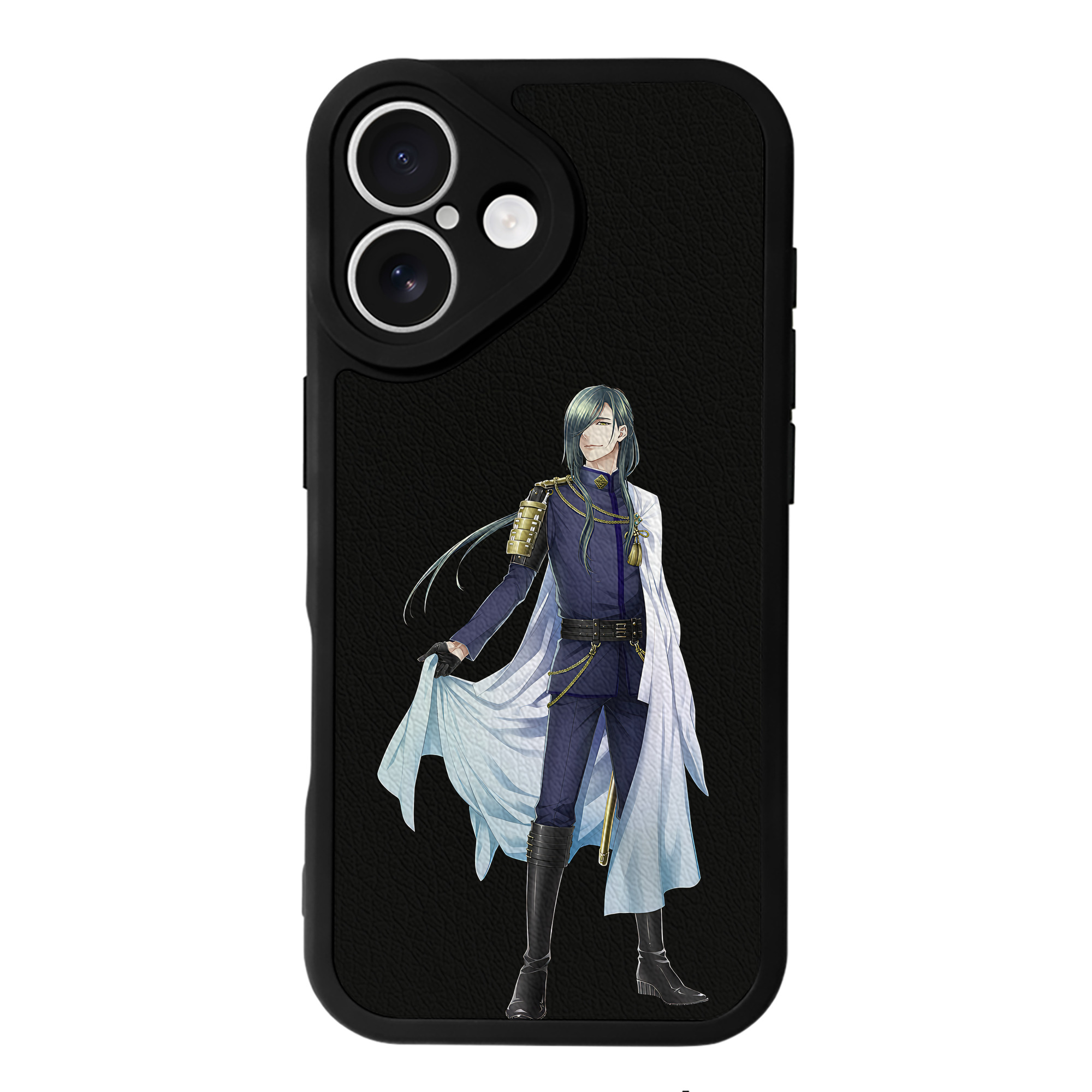 （画像用） 刀剣乱舞 Touken Ranbu 【iPhone 16シリーズ対応】シリコンスマホケース（レザー調） 材質：シリコン